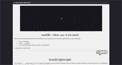 Desktop Screenshot of exofrills.org